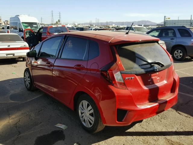 JHMGK5H57GX007792 - 2016 HONDA FIT LX RED photo 3