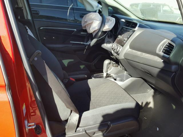 JHMGK5H57GX007792 - 2016 HONDA FIT LX أحمر صورة 5
