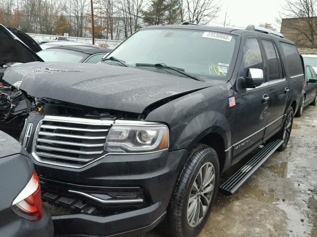 5LMJJ3JT0FEJ06657 - 2015 LINCOLN NAVIGATOR BLACK photo 2