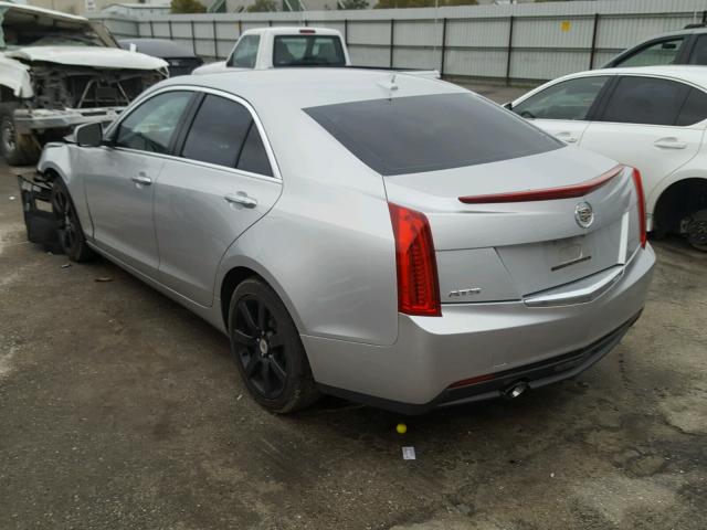 1G6AA5RA0E0121406 - 2014 CADILLAC ATS SILVER photo 3