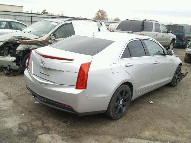 1G6AA5RA0E0121406 - 2014 CADILLAC ATS SILVER photo 4