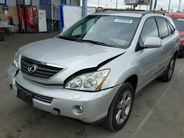 JTJGW31U172004716 - 2007 LEXUS RX 400H SILVER photo 2