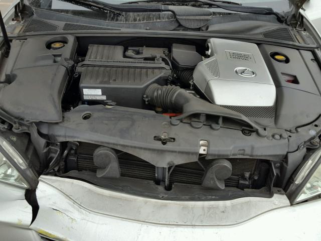 JTJGW31U172004716 - 2007 LEXUS RX 400H SILVER photo 7