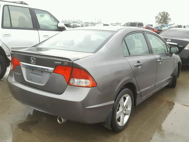 2HGFA166X9H339304 - 2009 HONDA CIVIC GRAY photo 4