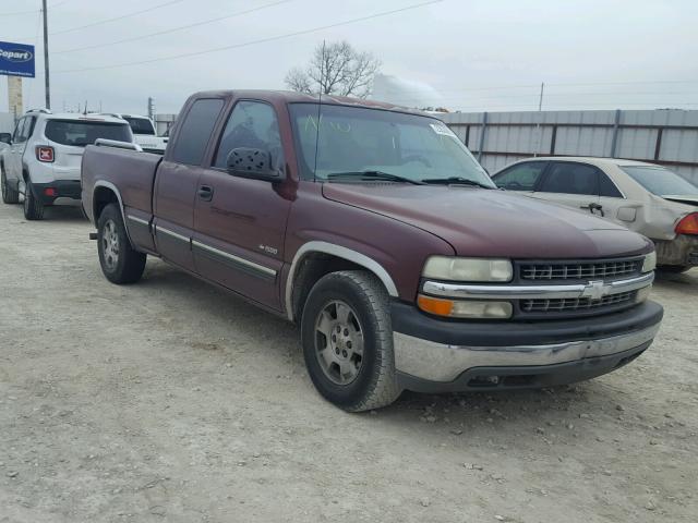 1GCEC19V01Z208569 - 2001 CHEVROLET SILVERADO MAROON photo 1