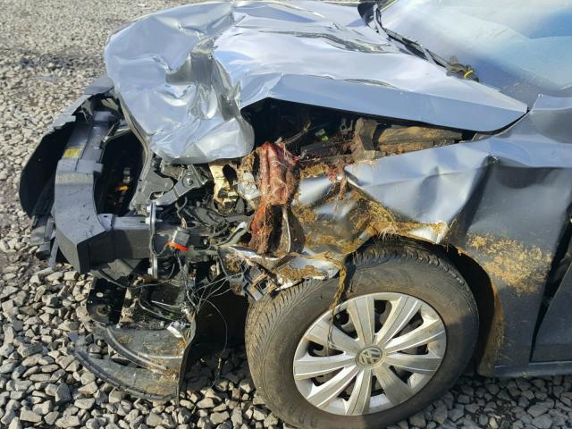 3VW1K7AJ1DM390833 - 2013 VOLKSWAGEN JETTA BASE 灰色 照片 9