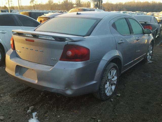 1C3CDZBG7DN562653 - 2013 DODGE AVENGER R/ SILVER photo 4