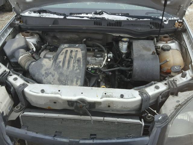 1G1AK18H497229499 - 2009 CHEVROLET COBALT LS SILVER photo 7