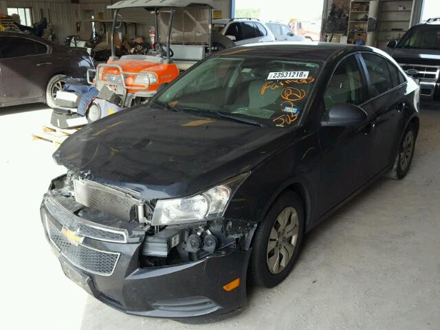 1G1PA5SH9E7116798 - 2014 CHEVROLET CRUZE LS BLACK photo 2