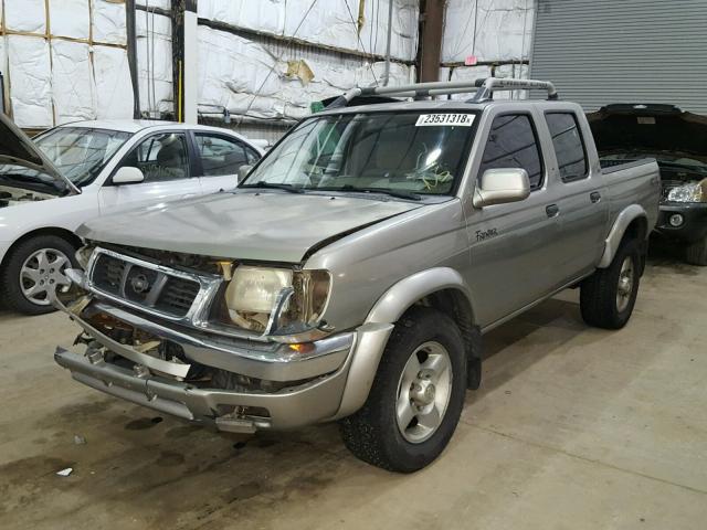 1N6ED27Y7YC361430 - 2000 NISSAN FRONTIER C BROWN photo 2