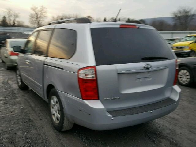 KNDMG4C33A6334144 - 2010 KIA SEDONA LX GRAY photo 3