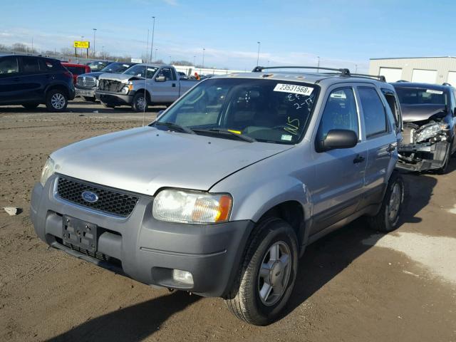 1FMYU031X3KD07823 - 2003 FORD ESCAPE XLT GRAY photo 2