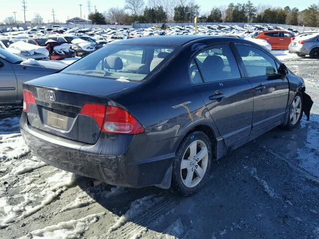 1HGFA16818L023146 - 2008 HONDA CIVIC EX შავი ფოტო 4