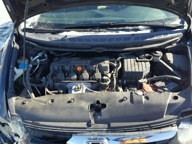 1HGFA16818L023146 - 2008 HONDA CIVIC EX შავი ფოტო 7