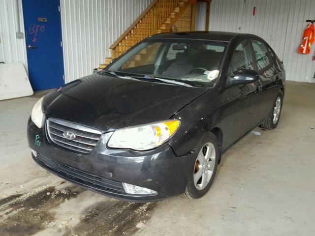 KMHDU46DX7U096788 - 2007 HYUNDAI ELANTRA GL BLACK photo 2