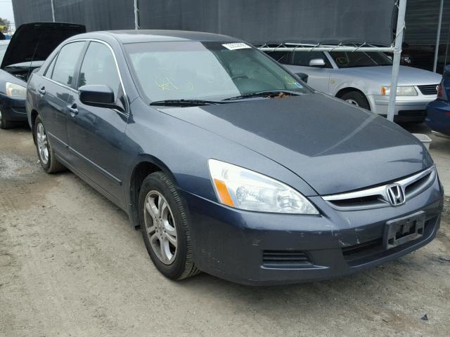 1HGCM56726A043360 - 2006 HONDA ACCORD EX CHARCOAL photo 1