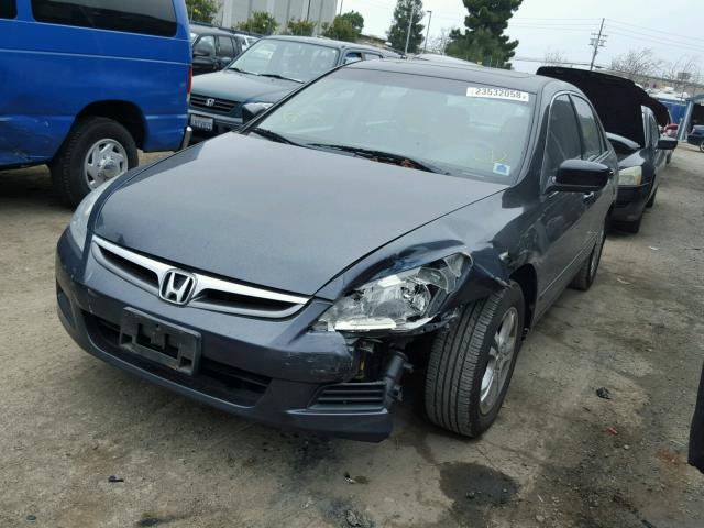 1HGCM56726A043360 - 2006 HONDA ACCORD EX CHARCOAL photo 2