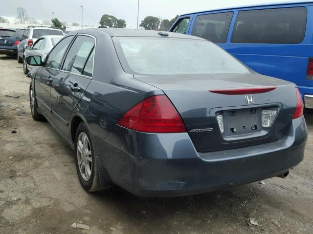 1HGCM56726A043360 - 2006 HONDA ACCORD EX CHARCOAL photo 3