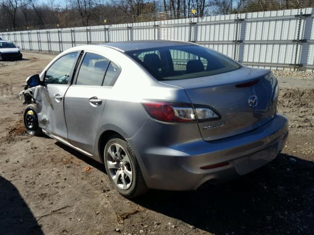 JM1BL1UG6C1639902 - 2012 MAZDA 3 I SILVER photo 3