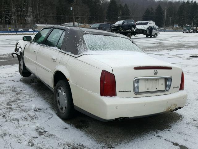 1G6KD54Y91U154682 - 2001 CADILLAC DEVILLE WHITE photo 3