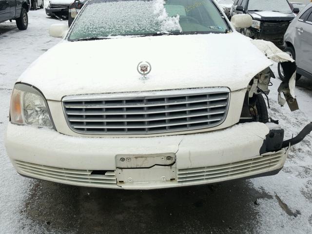 1G6KD54Y91U154682 - 2001 CADILLAC DEVILLE WHITE photo 7