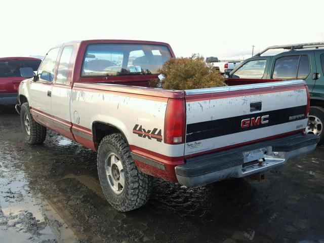 2GTFK29K6L1558349 - 1990 GMC SIERRA K25 MAROON photo 3