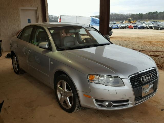 WAUDF68E15A440780 - 2005 AUDI A4 2.0T QU SILVER photo 1