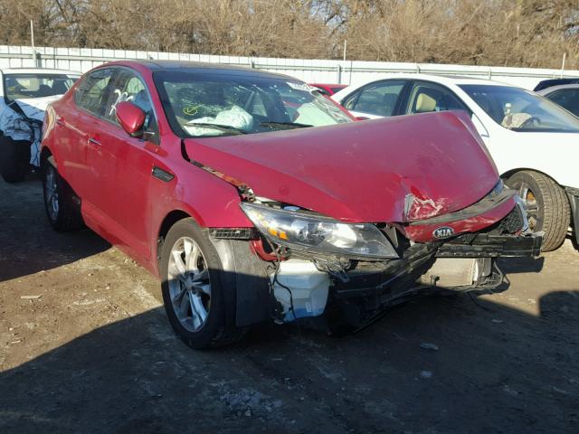 5XXGN4A70DG132151 - 2013 KIA OPTIMA EX RED photo 1