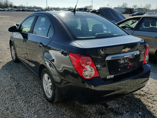 1G1JC5SB4D4161210 - 2013 CHEVROLET SONIC LT BLACK photo 3