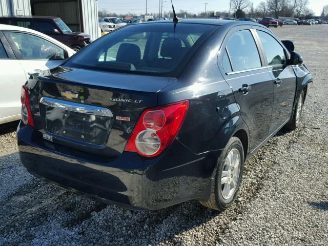 1G1JC5SB4D4161210 - 2013 CHEVROLET SONIC LT BLACK photo 4