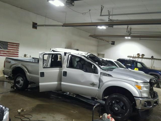 1FT8W3DT7FEA73966 - 2015 FORD F350 SUPER SILVER photo 1