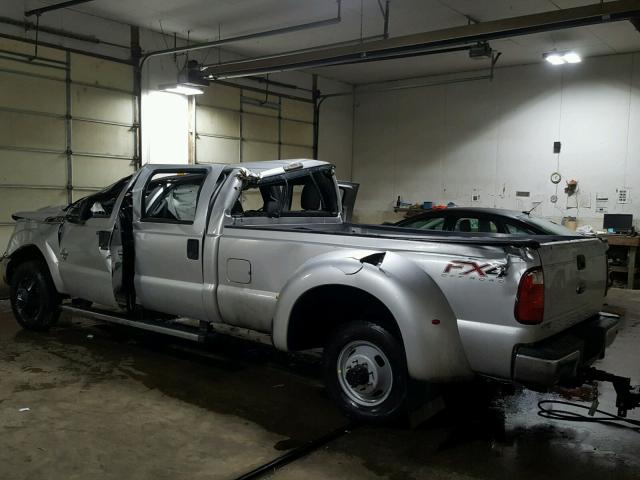 1FT8W3DT7FEA73966 - 2015 FORD F350 SUPER SILVER photo 3