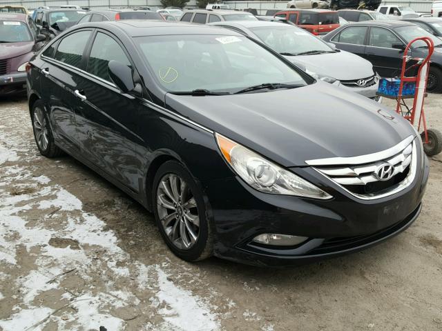 5NPEC4AC0BH051064 - 2011 HYUNDAI SONATA SE BLACK photo 1