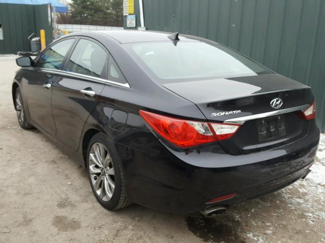 5NPEC4AC0BH051064 - 2011 HYUNDAI SONATA SE BLACK photo 3