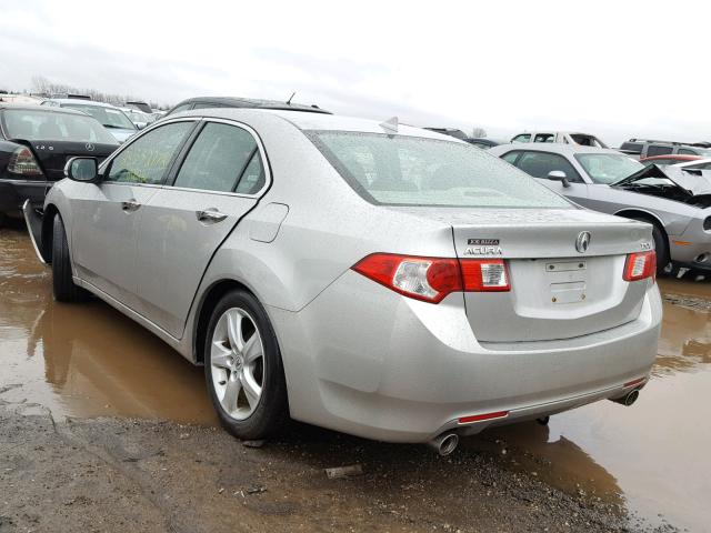 JH4CU26609C015939 - 2009 ACURA TSX SILVER photo 3