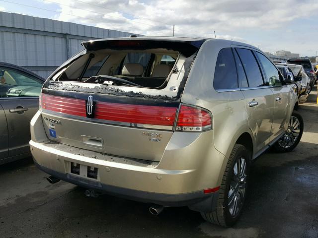 2LMDJ8JC8ABJ31988 - 2010 LINCOLN MKX GOLD photo 4