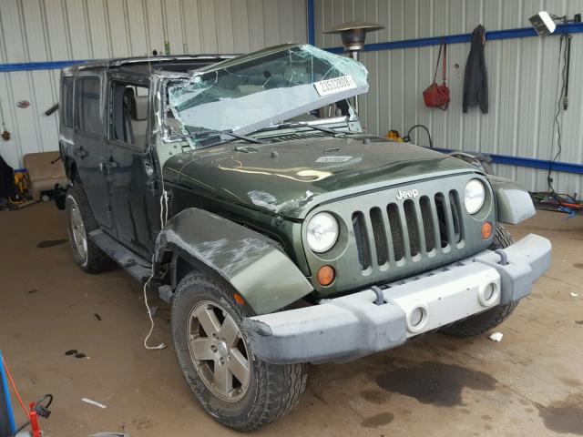 1J8GA59189L703774 - 2009 JEEP WRANGLER U GREEN photo 1