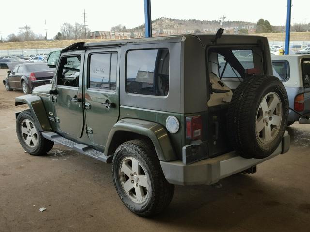 1J8GA59189L703774 - 2009 JEEP WRANGLER U GREEN photo 3