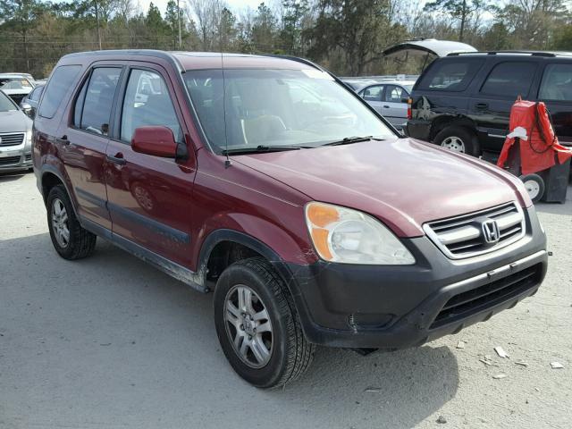 SHSRD788X4U232510 - 2004 HONDA CR-V EX MAROON photo 1