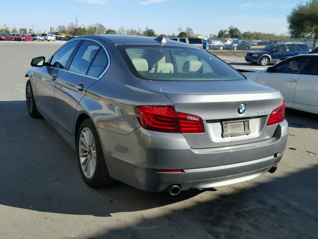 WBAFR7C53DC821921 - 2013 BMW 535 I GRAY photo 3