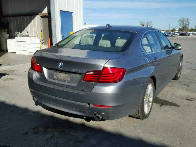 WBAFR7C53DC821921 - 2013 BMW 535 I GRAY photo 4