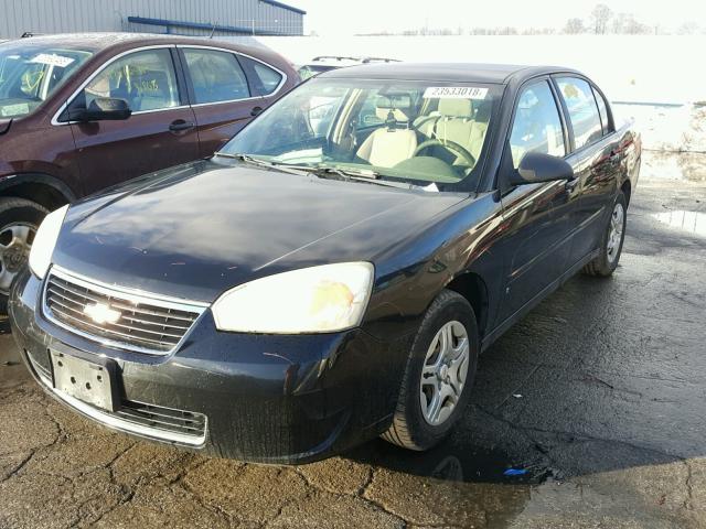1G1ZS51F06F289171 - 2006 CHEVROLET MALIBU LS BLACK photo 2
