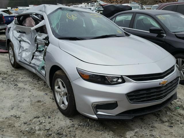 1G1ZB5ST1GF358455 - 2016 CHEVROLET MALIBU LS SILVER photo 1