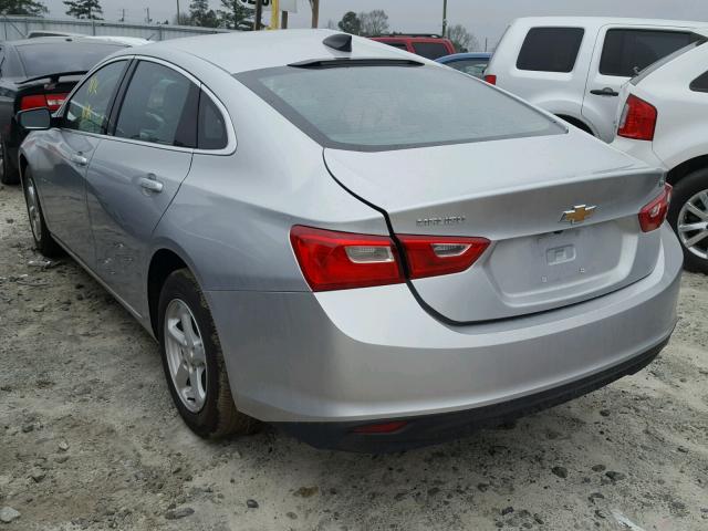 1G1ZB5ST1GF358455 - 2016 CHEVROLET MALIBU LS ვერცხლისფერი ფოტო 3