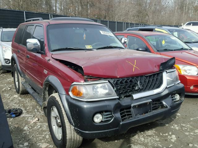 JA4LS31R32J057483 - 2002 MITSUBISHI MONTERO SP RED photo 1