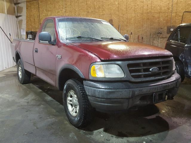2FTRF18233CA55072 - 2003 FORD F150 RED photo 1