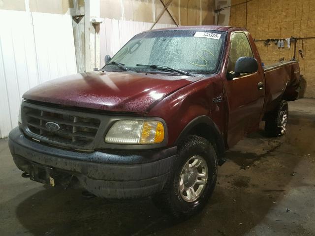 2FTRF18233CA55072 - 2003 FORD F150 RED photo 2