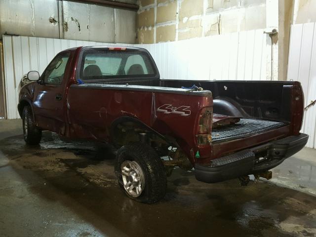 2FTRF18233CA55072 - 2003 FORD F150 RED photo 3