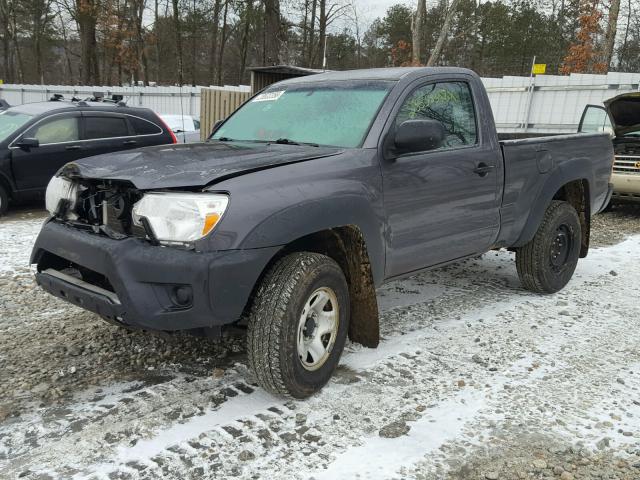 5TFPX4EN5CX011125 - 2012 TOYOTA TACOMA GRAY photo 2