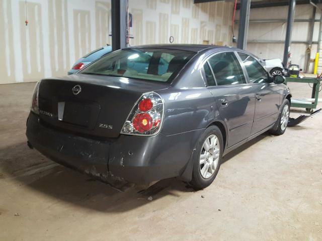 1N4AL11D25C380666 - 2005 NISSAN ALTIMA S CHARCOAL photo 4